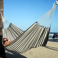 Maritim stribet hængekøje.