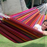 Farverig Stof Hængekøje til Leg & Hygge