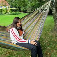 Hængekøje der er vejrbestandig. 