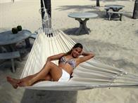 CEARA Naturhvid stof-hængekøje