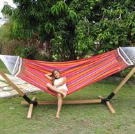 H�ngek�je i stof med bredde rundstokke p� 140 cm 