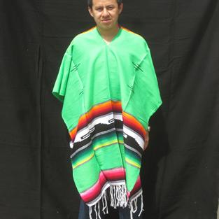 Grøn Poncho