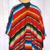 Mexicansk Poncho multicolor